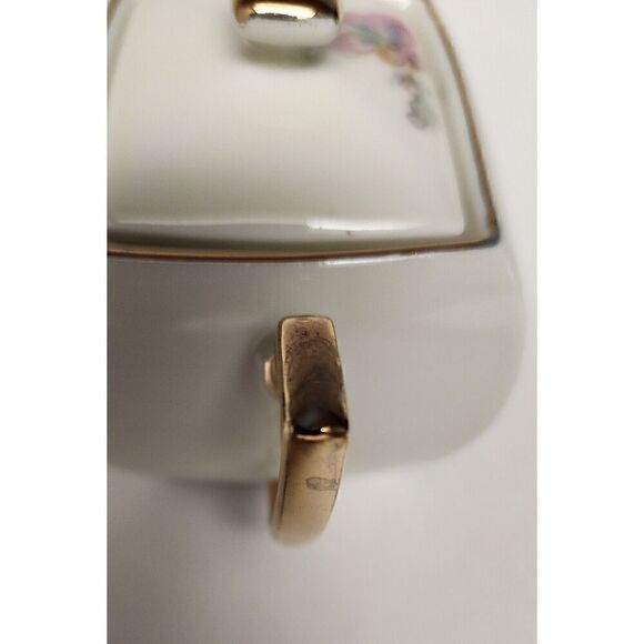 Vintage Small Tea Creamer And Sugar Bowl Made In Japan 120/88 Elegant Beautiful - Picture 4 of 10